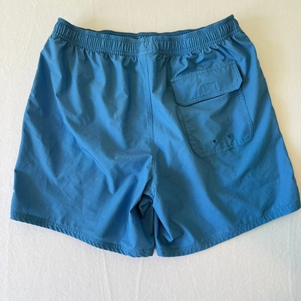 Vineyard Vines Mens Blue Stripe Swim Trunks Board Shorts Large